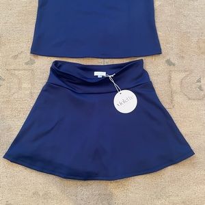Violette Sport Skort in Indigo, Size XS, NWT